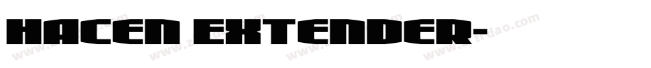 Hacen Extender字体转换